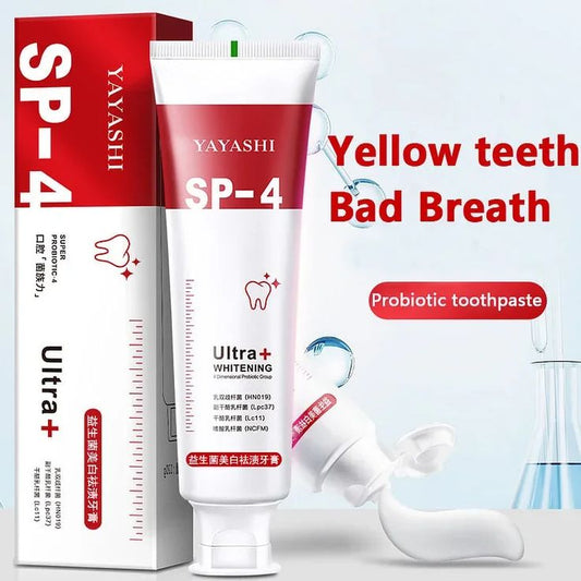 SP-4 Probiotic Whitening Toothpaste, Teeth Whitening Toothpaste (Pack of 1)