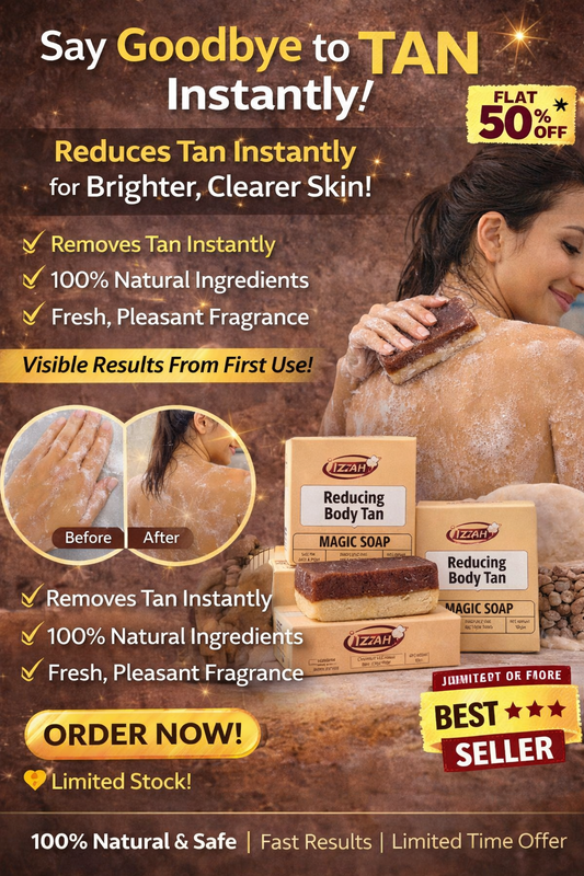 Lizah Magic Soap for Tan Removal & Skin Brightening – Suitable for All Skin Types